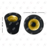 خرید قاب چراغ سیلندری طلایی/نقره ای