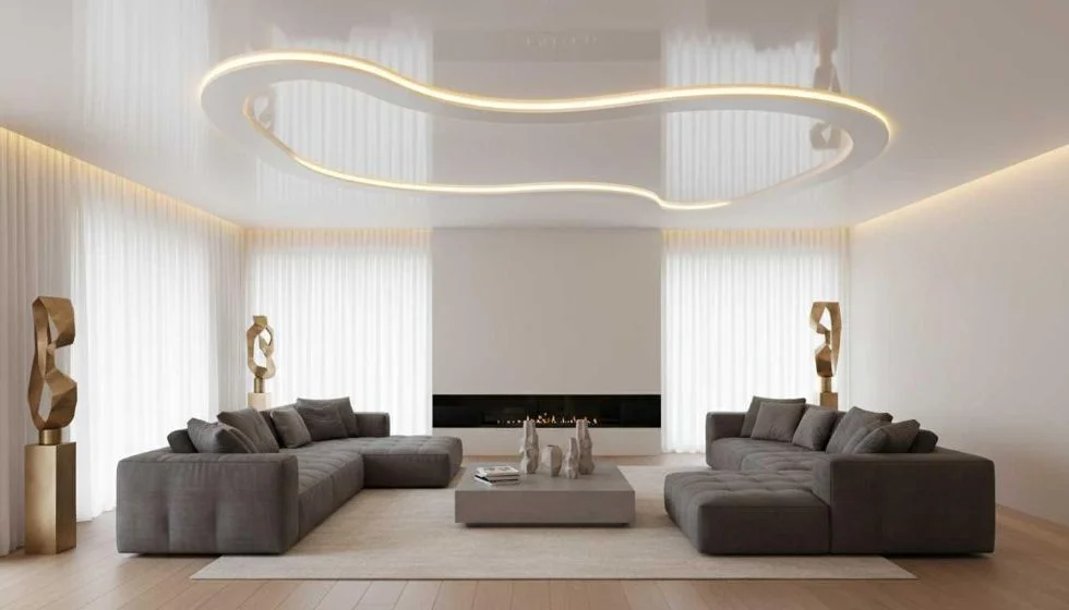 طرح لاین نوری سقف پی وی سی