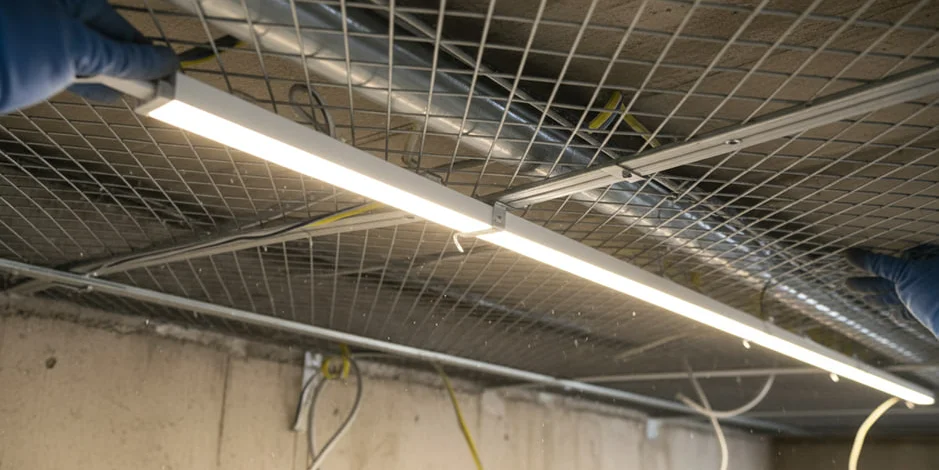 اجرای لاین نوری در رابیتس