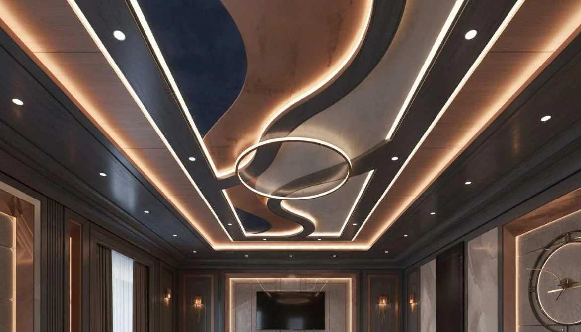 ترکیب چراغ خطی مستقیم و منحنی