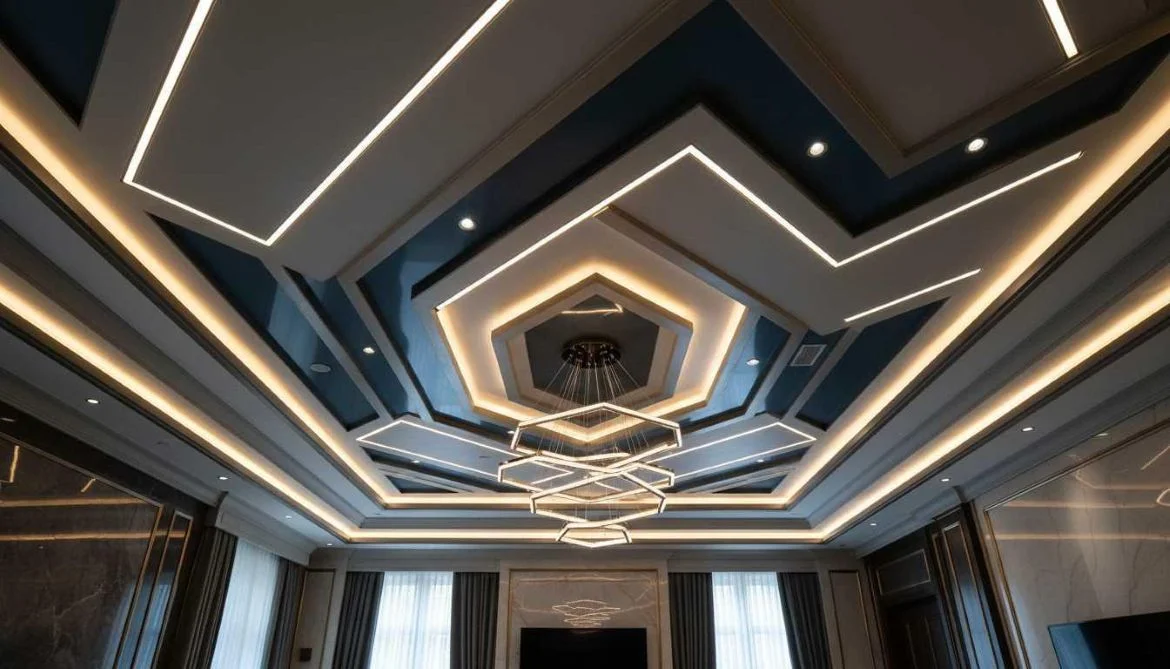 اجرای لاین نوری زاویه دار برای سالن های بزرگ