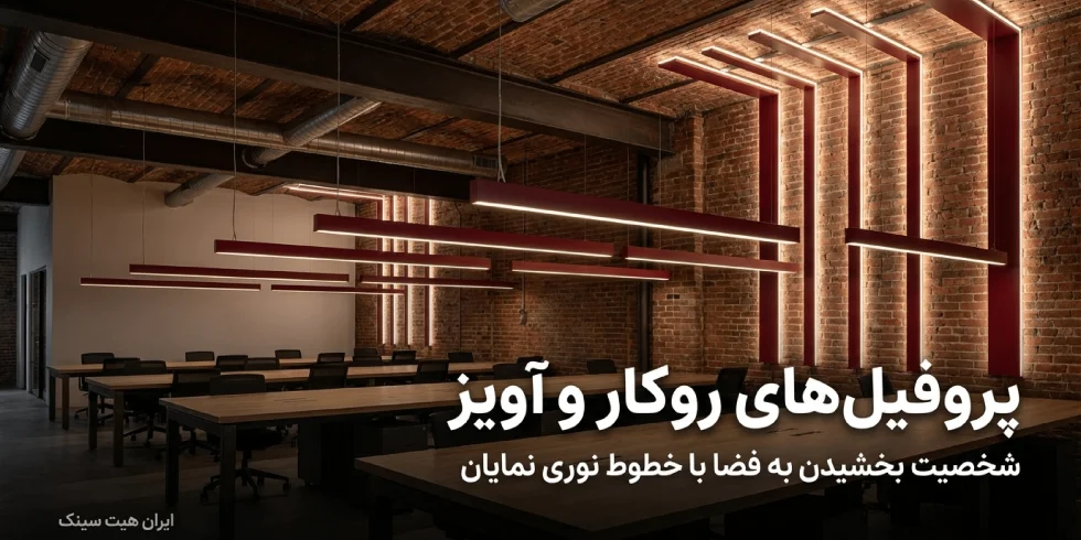 انواع پروفیل لاینر روکار و توکار